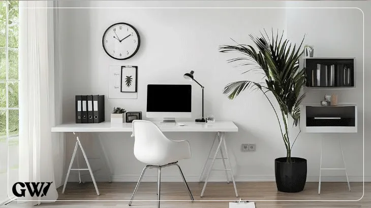 استفاده از نگهدارنده کابل، گیره و کانال مخصوص برای پنهانسازی سیمها و ایجاد نظم در فضای کاری میز کار منظم با مدیریت کابلها توسط نگهدارنده زیرمیزی و بدون شلوغی بصری