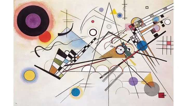 تصویر یکی از نقاشی های معروف واسیلی کاندینسکی